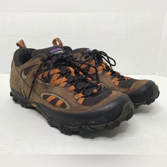 Patagonia Coriander Cork Vibram A-Terrain Brown Hiking Mens Shoes T80393 Sz 10 - Picture 2 of 9